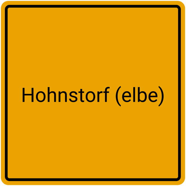 Meldebestätigung Hohnstorf (Elbe)